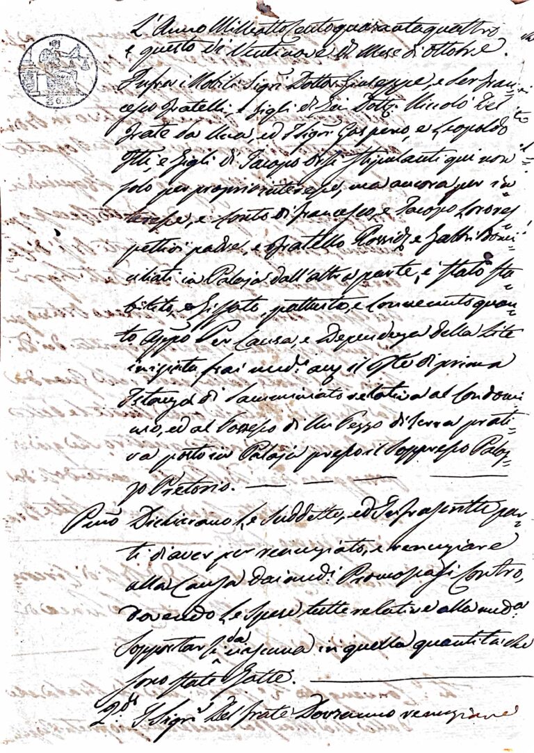 Liti di Campagna e Nobili Riconciliazioni: Una Transazione nel Cuore del Granducato