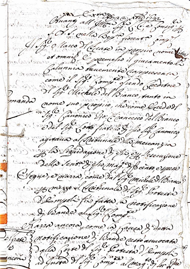 Debiti e Intrighi nel Granducato: Un Affare di Famiglia al Tribunale della Mercanzia