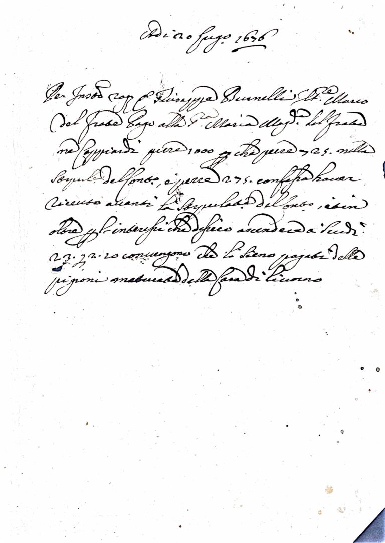 Un’Eredità Seicentesca: Vita Quotidiana e Morte Attraverso le Carte di Pietro Vannacchi