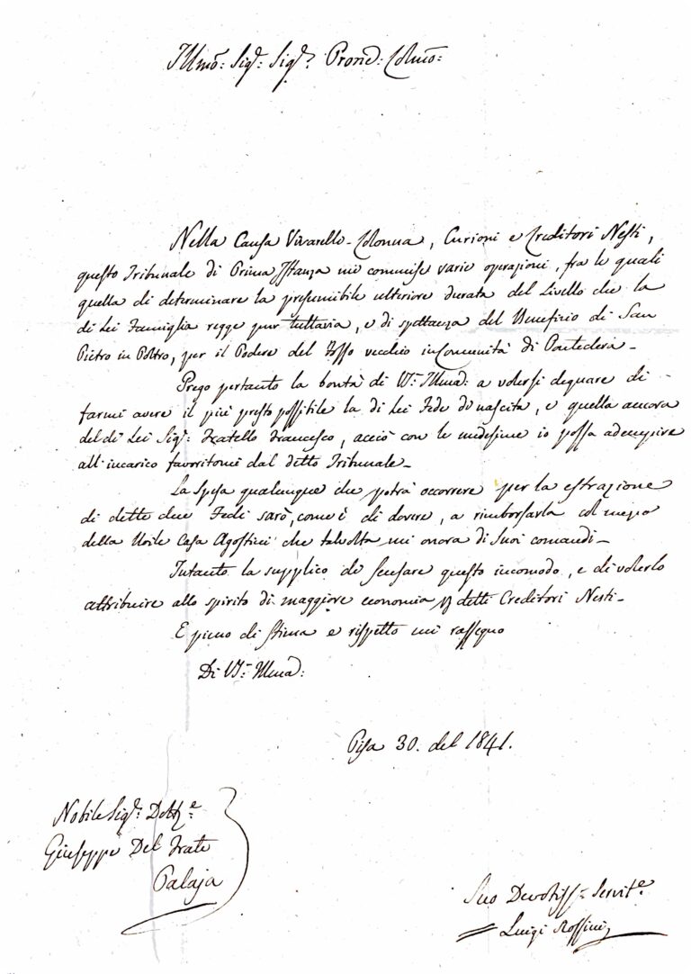 Fosso Vecchio: Una Contesa Agraria nel Cuore della Toscana Granducale