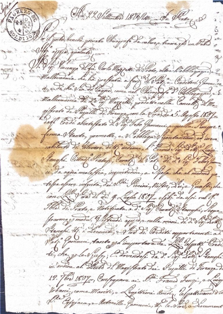 Intrighi Patrimoniali e Segreti di Famiglia: Un’Obbligazione nel cuore della Toscana del XIX Secolo