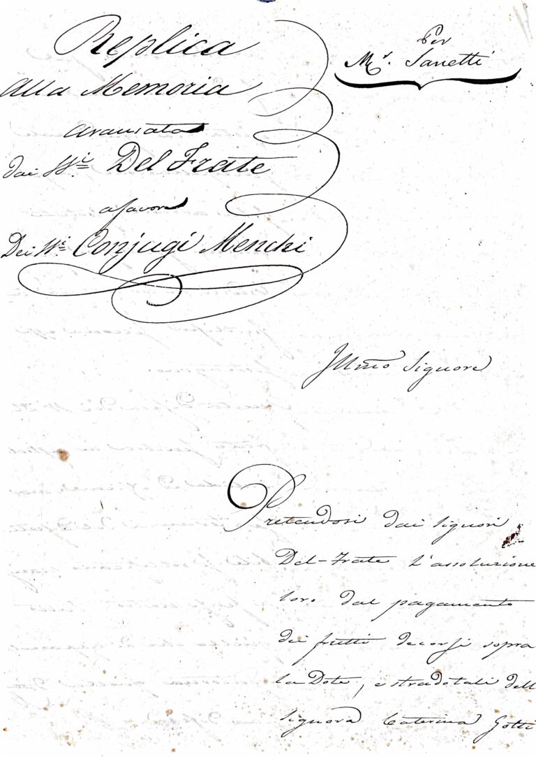 Una Dote Contesa: Intrighi Familiari e Legali nella Firenze del XIX Secolo