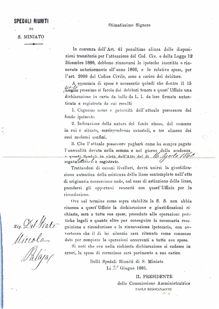Debiti, Domande e Del Frate: Un’Ispettrice nel Quotidiano Rurale del Post-Unitario