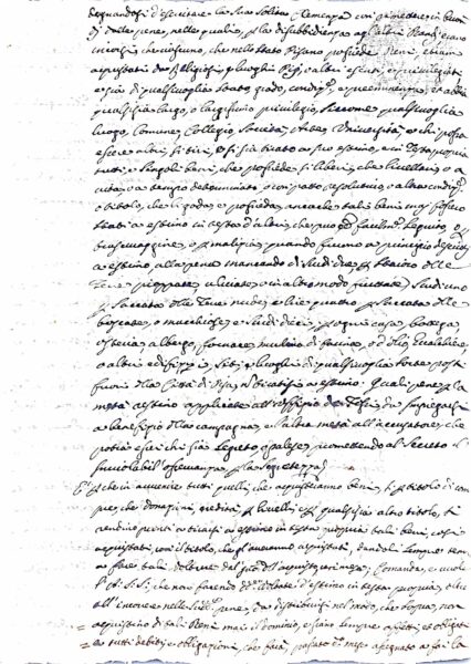 Documento amministrativo – Stato Pisano (XVII-XVIII secolo)