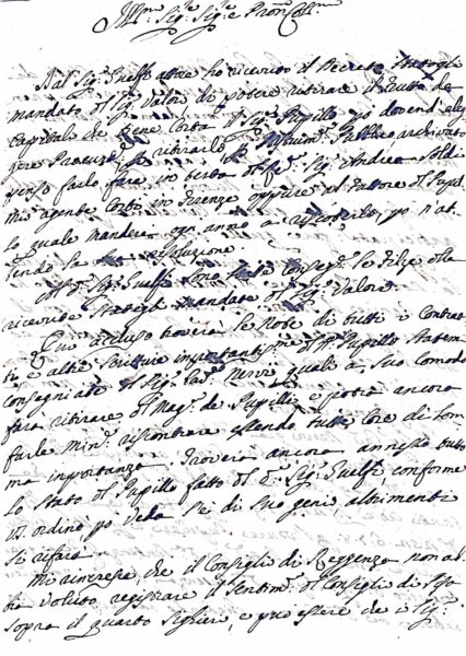 Corrispondenza privata – Firenze (XVIII secolo (Reggenza Lorenese in Toscana, c. 1737-1765))