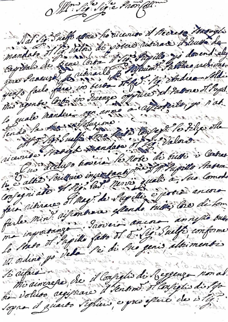 Corrispondenza privata – Firenze (XVIII secolo (Reggenza Lorenese in Toscana, c. 1737-1765))
