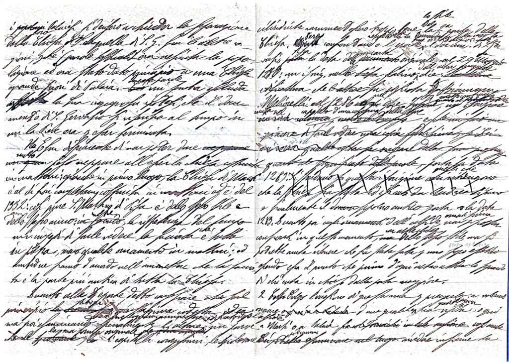 Documento amministrativo – San Gervasio (XIX secolo)