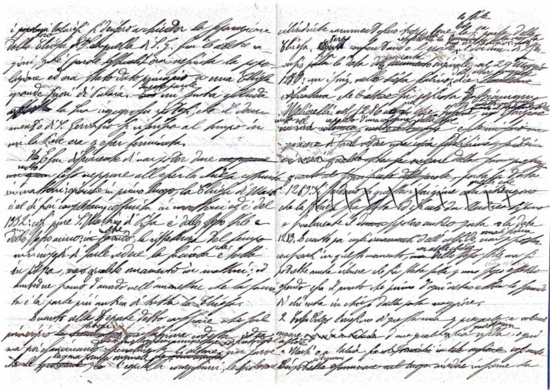 Documento amministrativo – San Gervasio (XIX secolo)