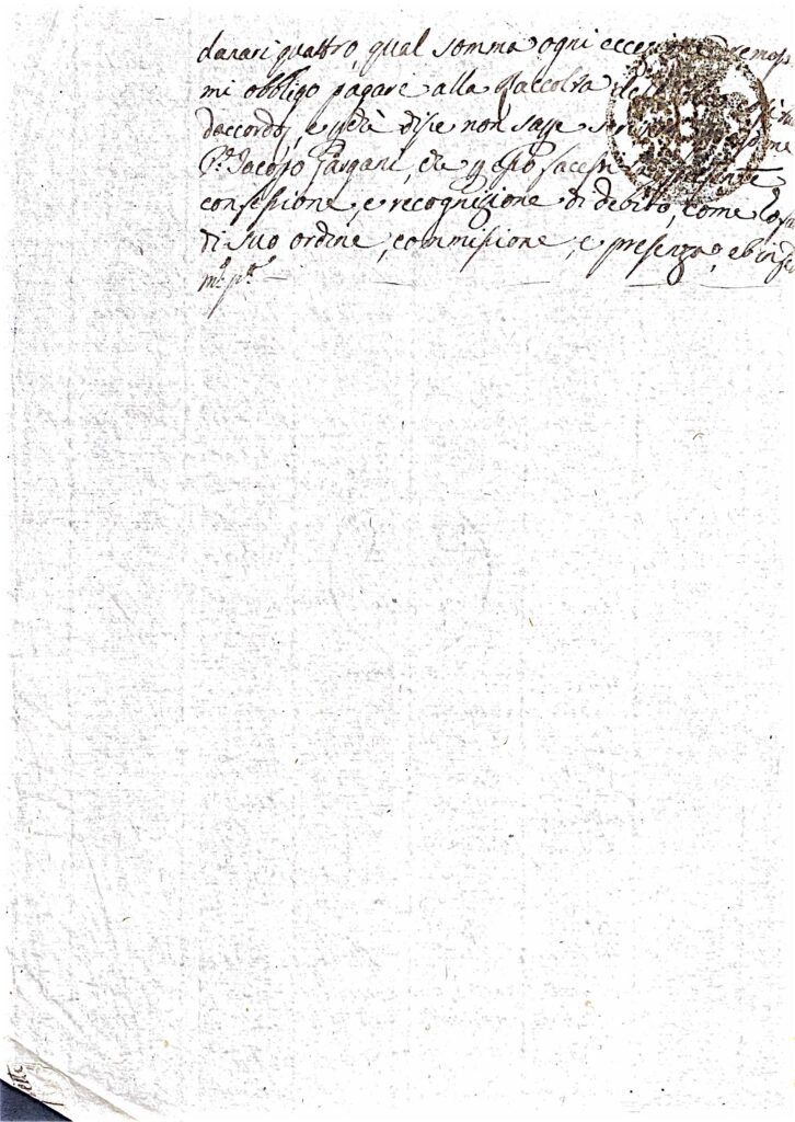 Contratto – Archivio (XVIII-XIX secolo)