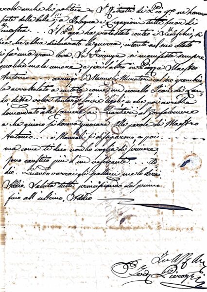 Corrispondenza privata – Bologna (Risorgimento (1848))